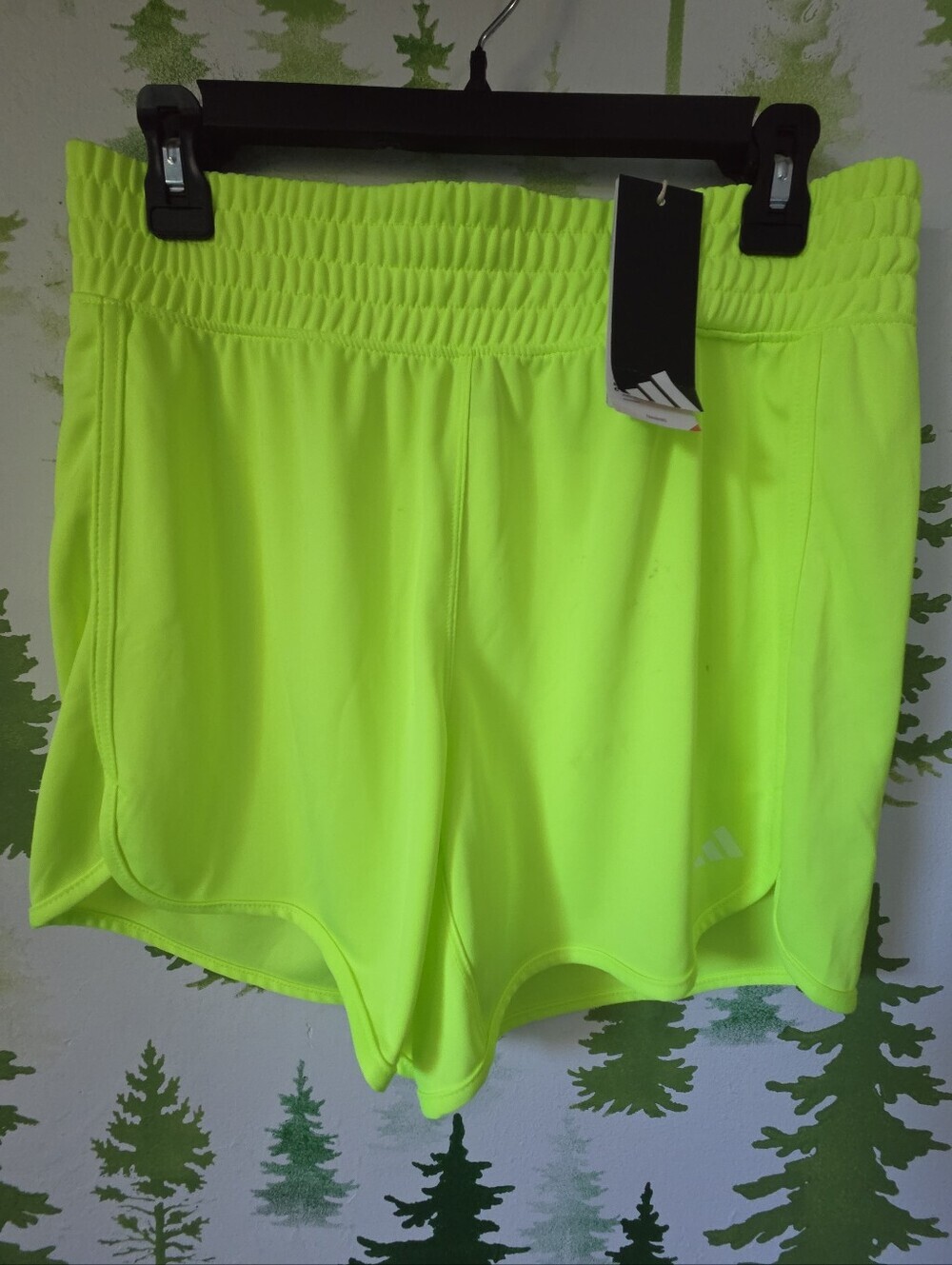 Adidas Neon Lime Women’s Athletic Shorts